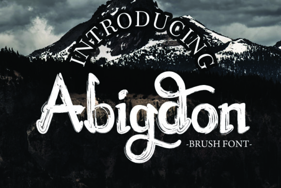 Abigdon: A Handwritten Font for Creative Projects