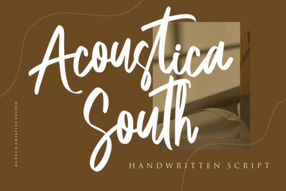 Acoustica South: Elegant Handwritten Font
