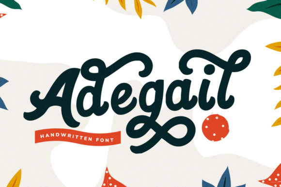 Adegail: A Handwritten Font for Web Design