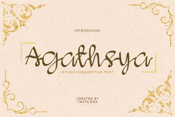 Agathsya: A Delicate Script for Creative Campaigns