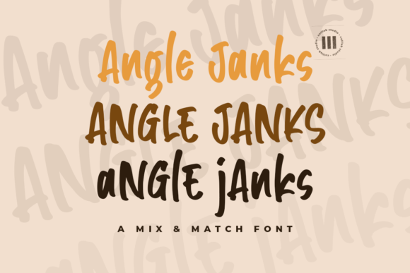 Angle Janks: A Handwritten Font for Creative Makers