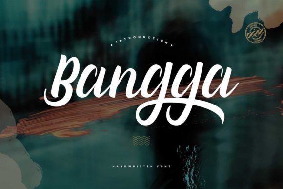Bangga: A Handwritten Font for Elegant Design