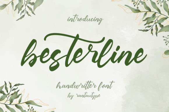 Besterline: A Stylish Handwritten Font
