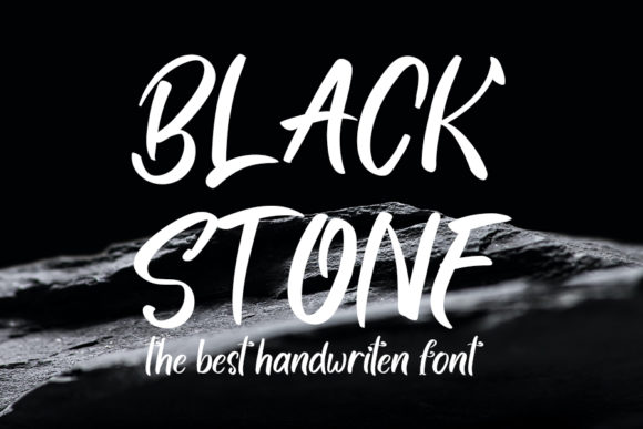 Black Stone: A Friendly Handwritten Font
