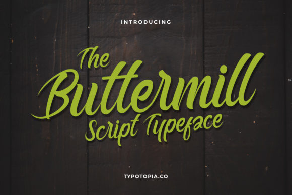 Buttermill: A Flowing Handwritten Font