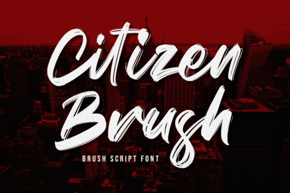 Citizen Brush: A Handwritten Font for Creative Projects