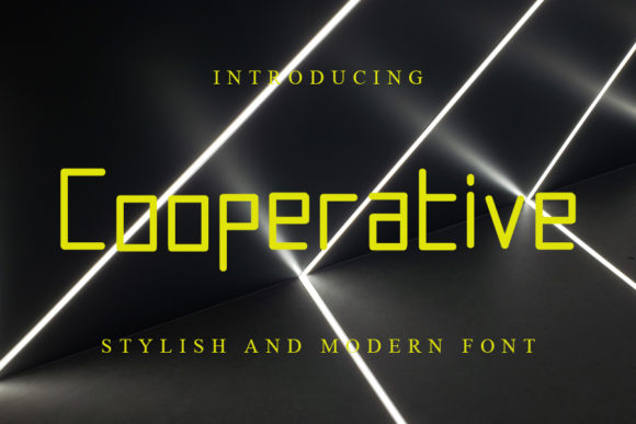 Cooperative: A Modern Handwritten Font