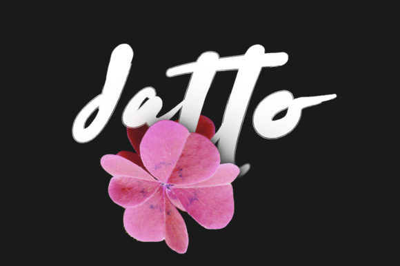 Datto: A Handwritten Font for Creative Design