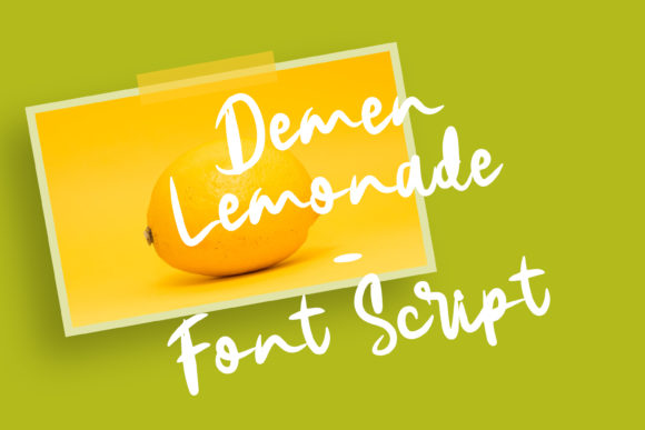 Demen Lemonade: A Playful Font for Creative Projects