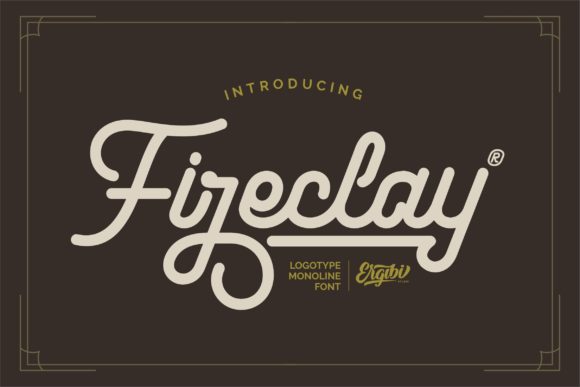 Fireclay: A Flowing Script for Creative Campaigns