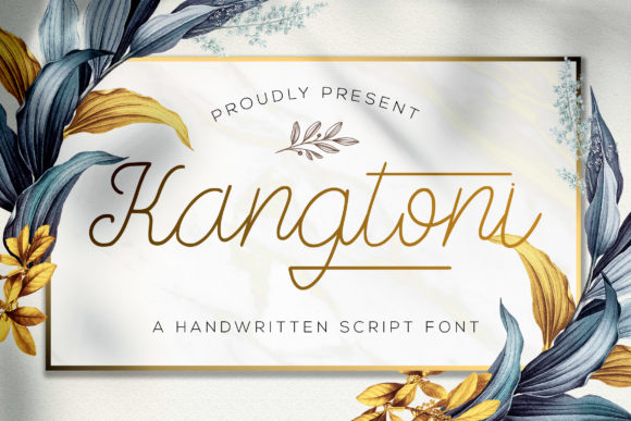 Kangtoni: A Handwritten Font for Web Design