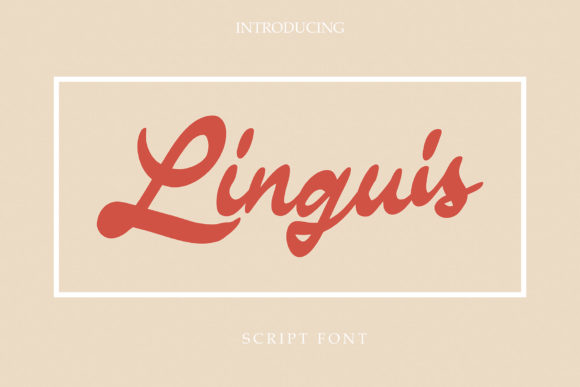 Linguis: A Stylish Script Font