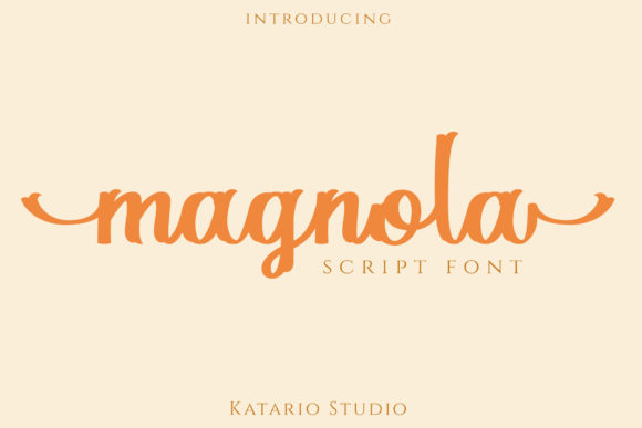 Magnola: A Script Font for Creative Designers