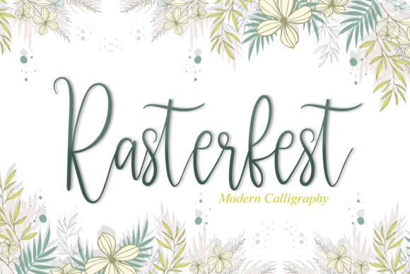 Rasterfest: A Romantic Script Font for Web Design