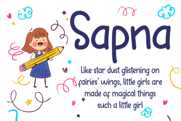 Sapna: A Handwritten Font for Creative Marketing