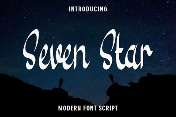 Seven Star: A Sweet Handwritten Font