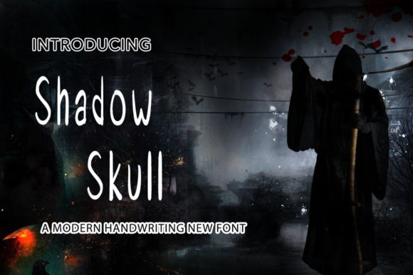 Shadow Skull: A Spooky Handwritten Font