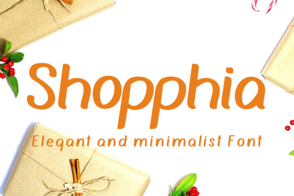 Shopphia: A Handwritten Font for Creative Makers