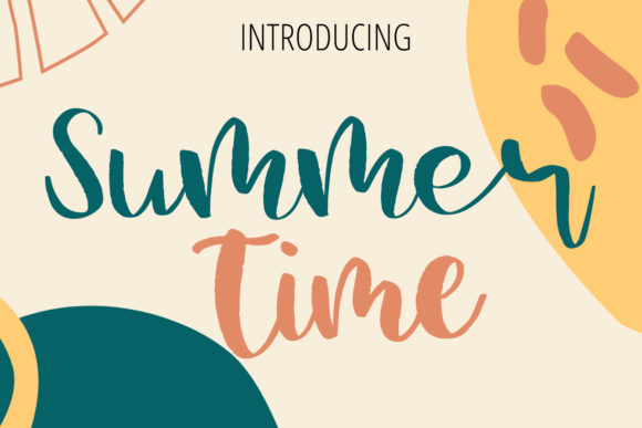 Summer Time Font: A Handwritten Favorite
