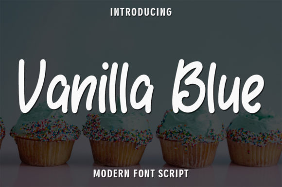 Vanilla Blue Font: A Sweet Script for Makers