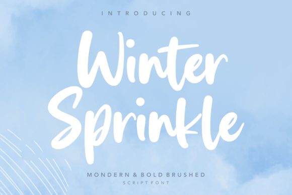 Winter Sprinkle Font for Bold Campaigns