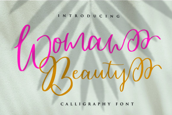 Woman Beauty: A Romantic Typeface