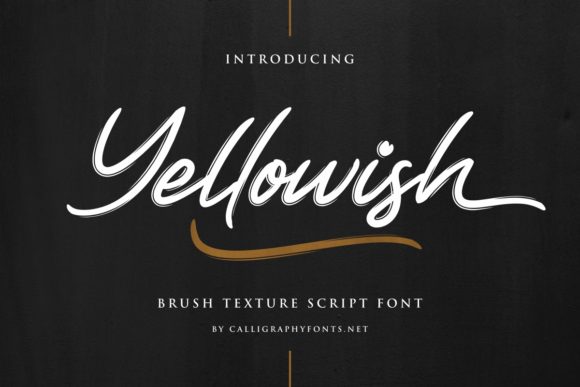 Yellowish: A Glamorous Handwritten Font